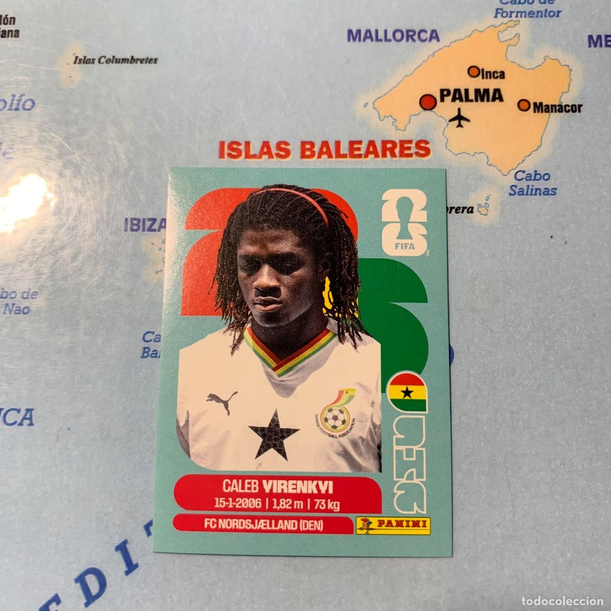 Cromos de f&uacute;tbol: Ghana n&uacute;mero 8 cromo panini Mundial Fifa World Cup 2026