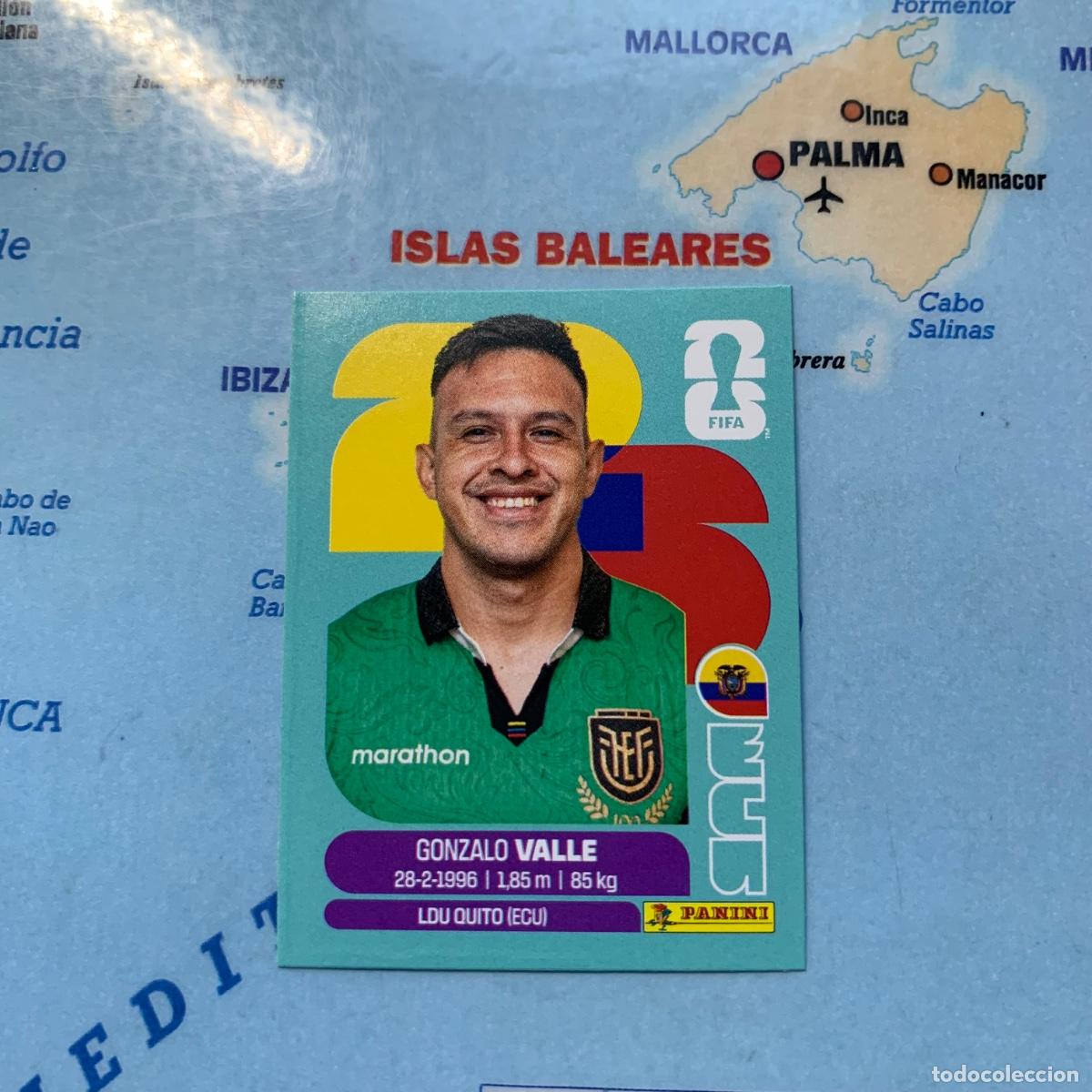 Cromos de f&uacute;tbol: Ecuador n&uacute;mero 3 cromo panini Mundial Fifa World Cup 2026