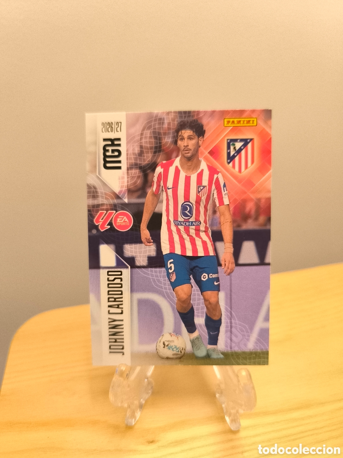 Cromos de f&uacute;tbol: Johnny Cardozo megacracks 2026-27 Atl&eacute;tico de Madrid n&deg;66