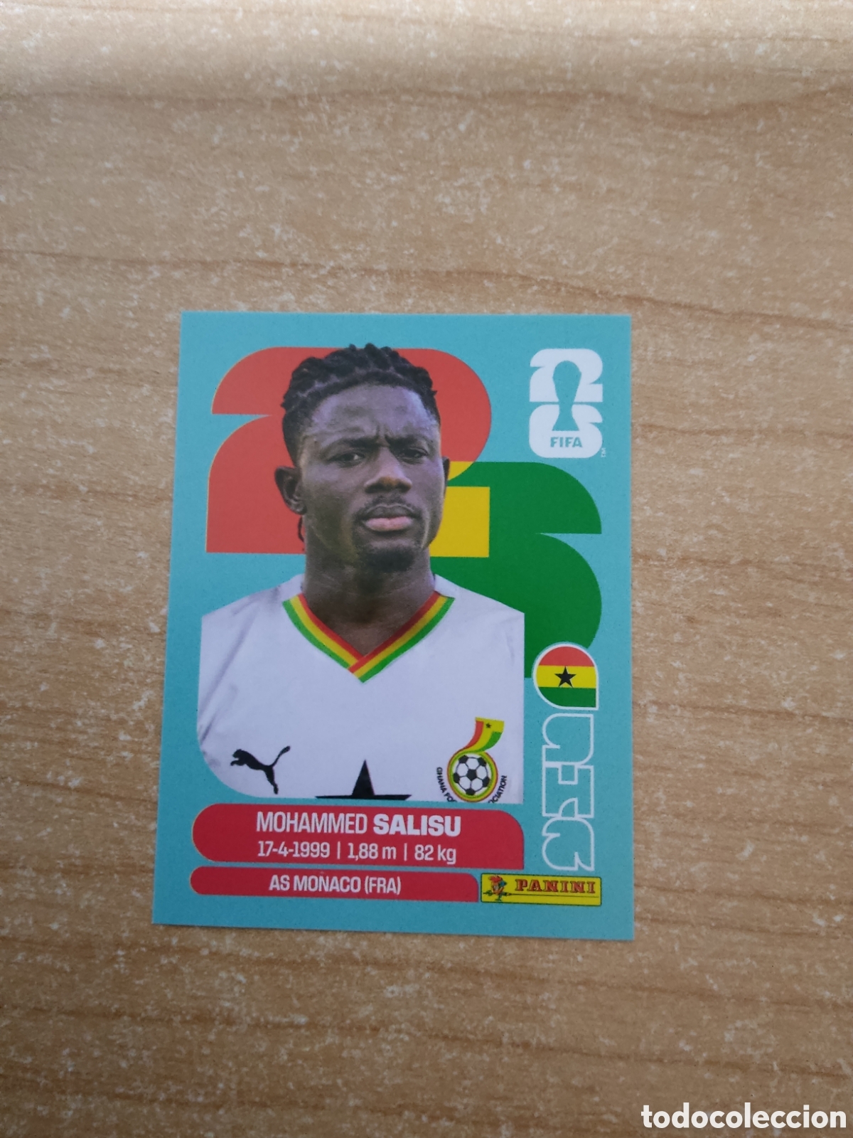 Cromos de f&uacute;tbol: 4 SALISU GHANA FIFA WORLD CUP 2026