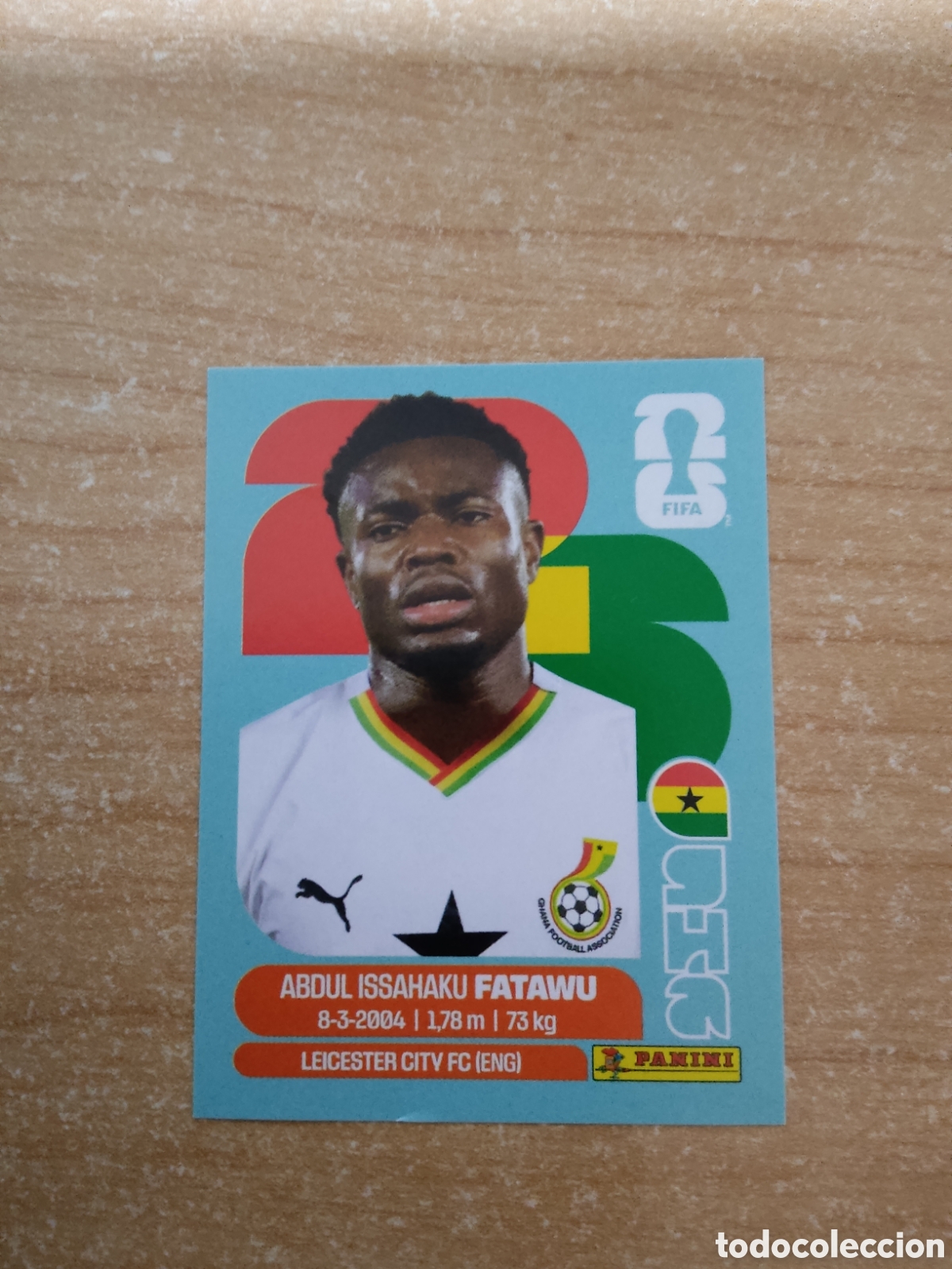 Cromos de f&uacute;tbol: 9 FATAWU GHANA FIFA WORLD CUP 2026