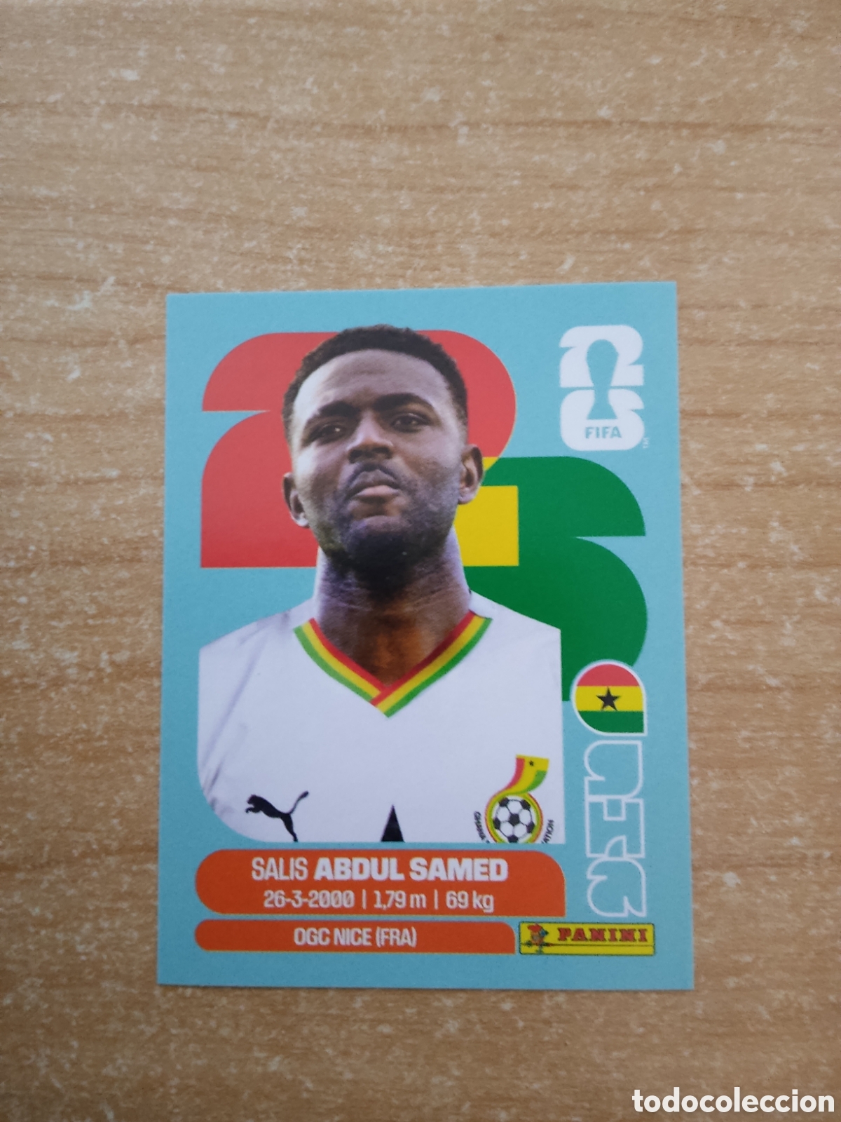 Cromos de f&uacute;tbol: 11 ABDUL SAMED GHANA FIFA WORLD CUP 2026