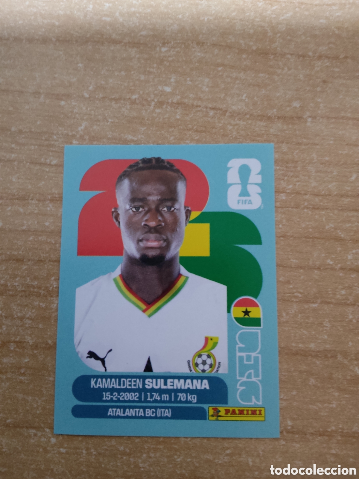 Cromos de f&uacute;tbol: 12 SULEMANA GHANA FIFA WORLD CUP 2026