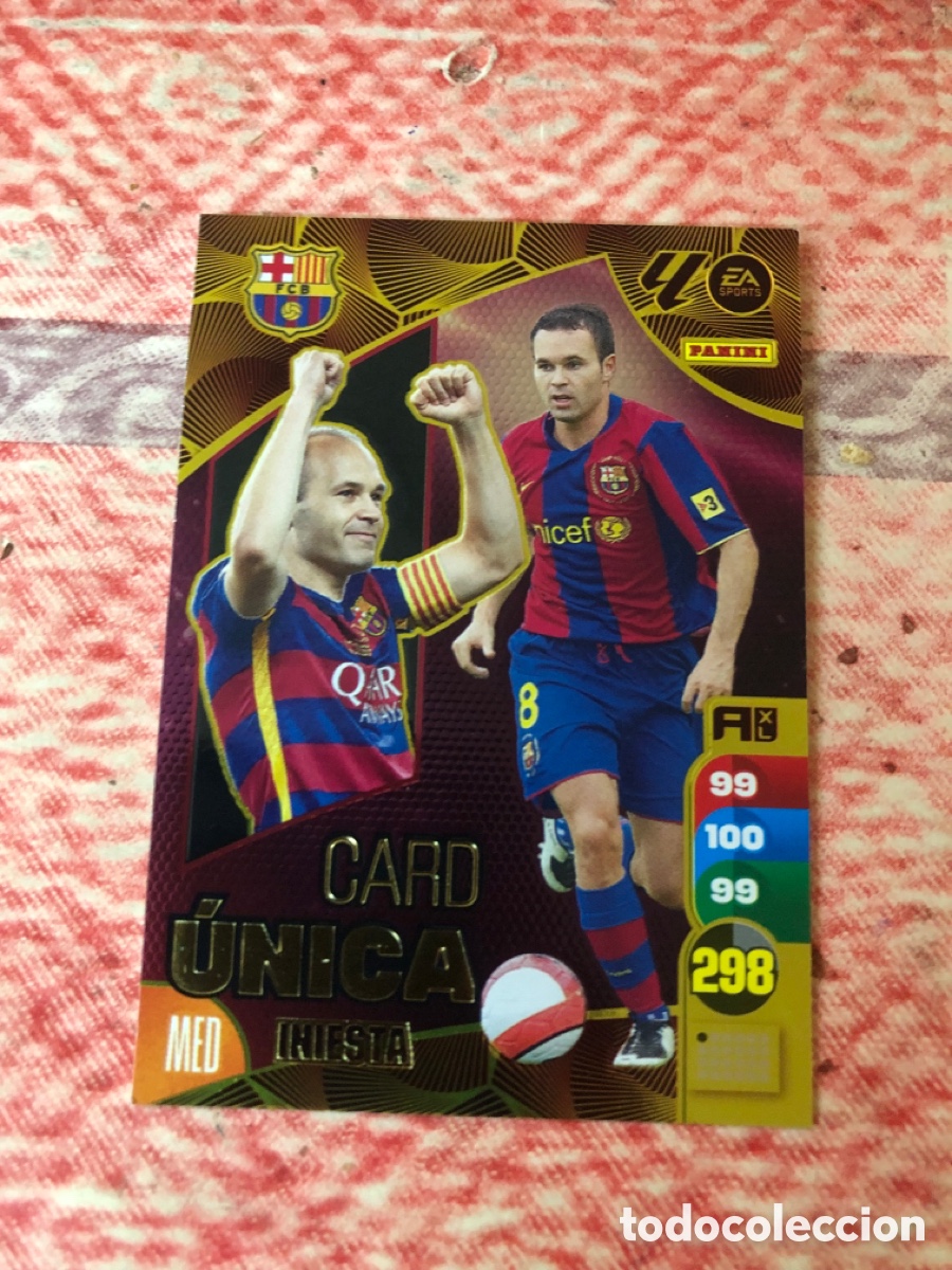 Cromos de f&uacute;tbol: ADRENALYN XL 2024 2025 / 24 25 CARD UNICA - INIESTA
