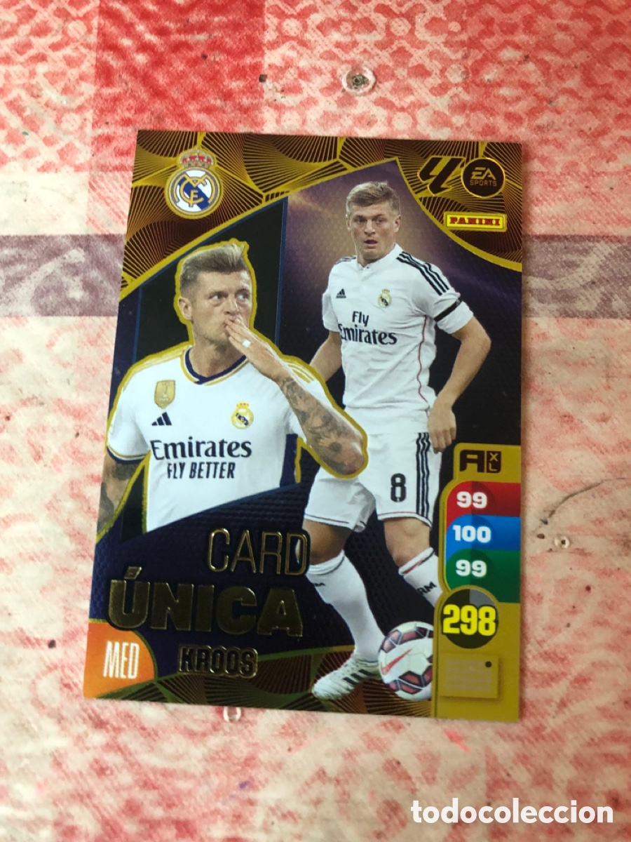 Cromos de f&uacute;tbol: TONI KROOS - REAL MADRID CARD UNICA 2024 2025 ADRENALYN XL LAIGA PANINI 24 25