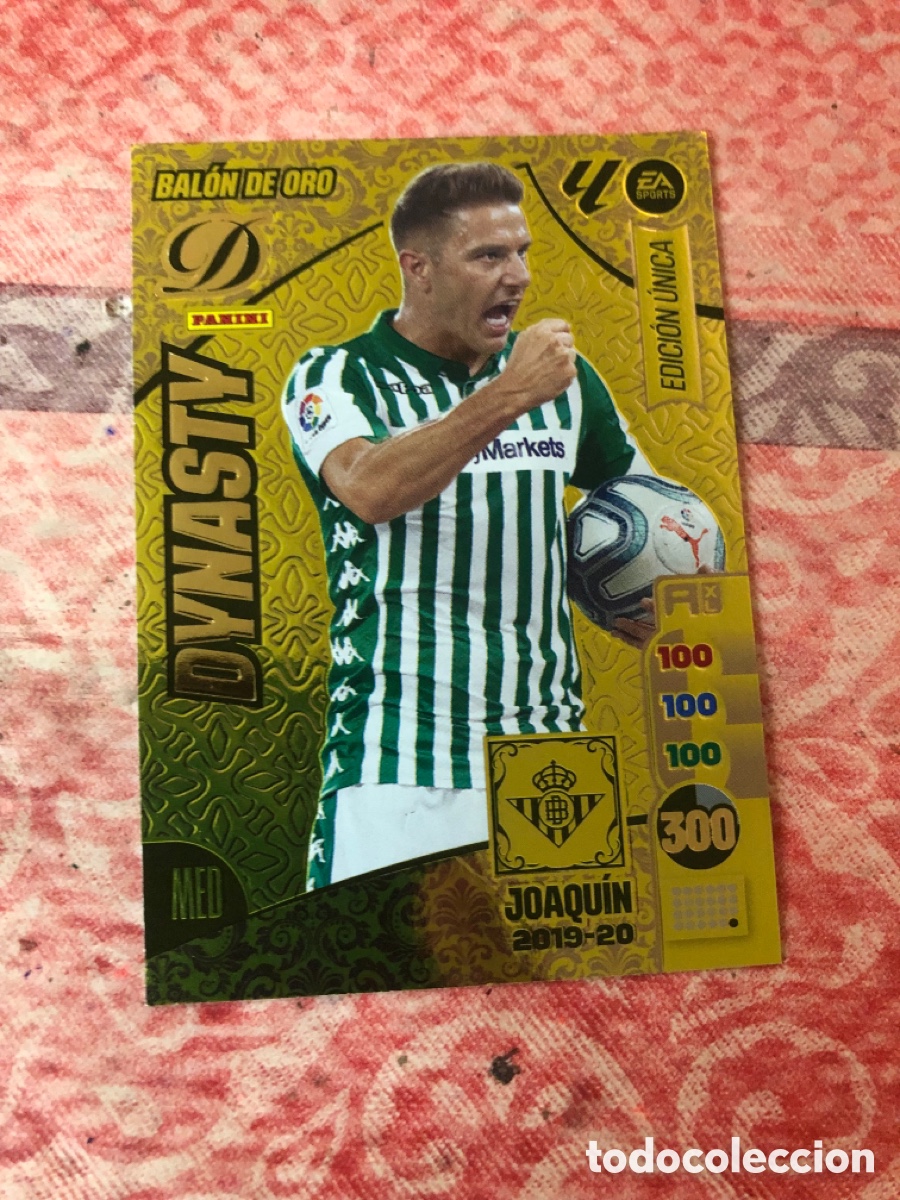 Cromos de f&uacute;tbol: TRADING CARD FUTBOL JOAQUIN REAL BETIS BALOMPIE DYNASTY LIGA ADRENALYN XL 2024-2025/24-25