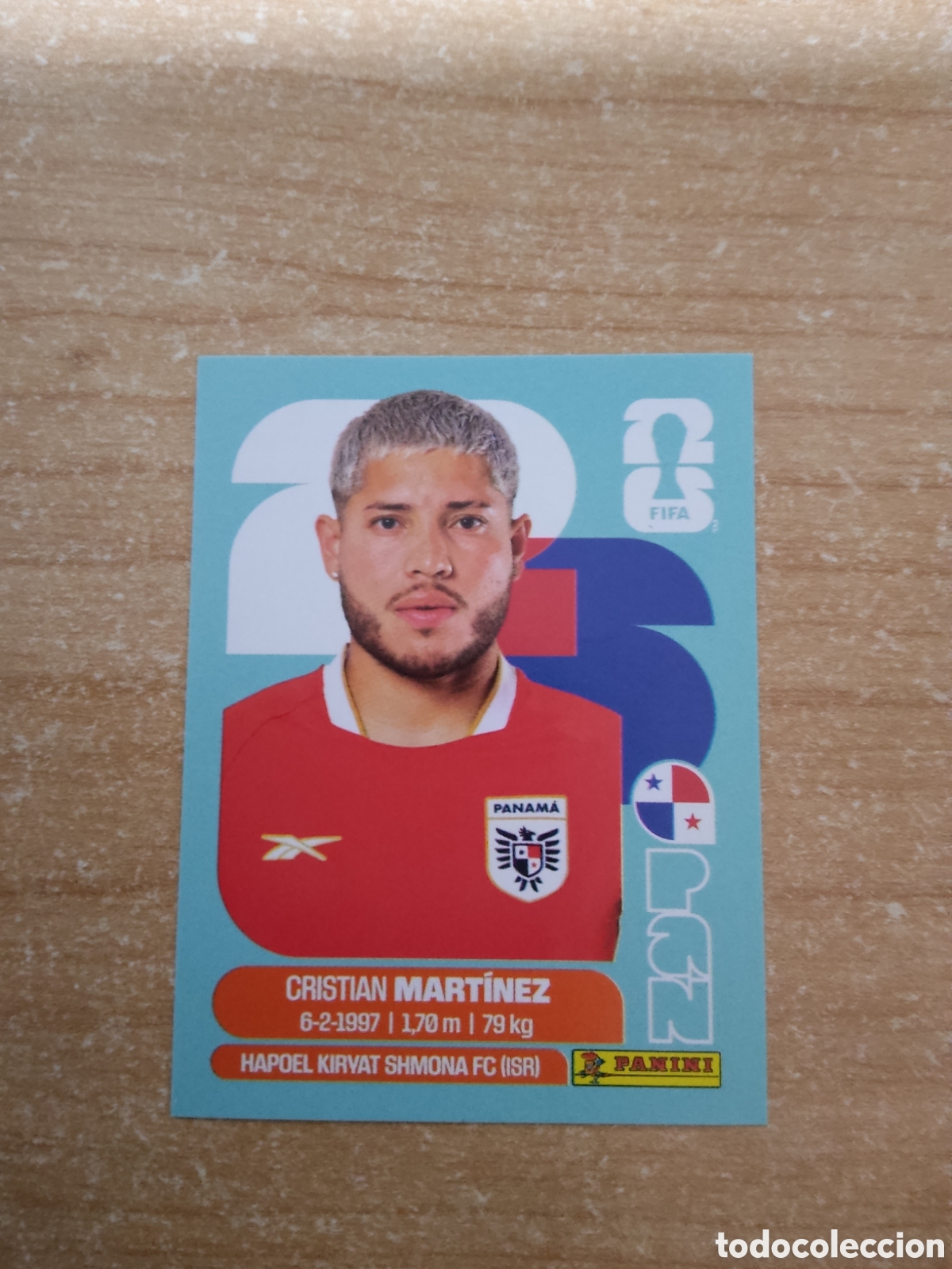Cromos de f&uacute;tbol: 10 CRISTIAN MARTINEZ PANAMA FIFA WORLD CUP 2026