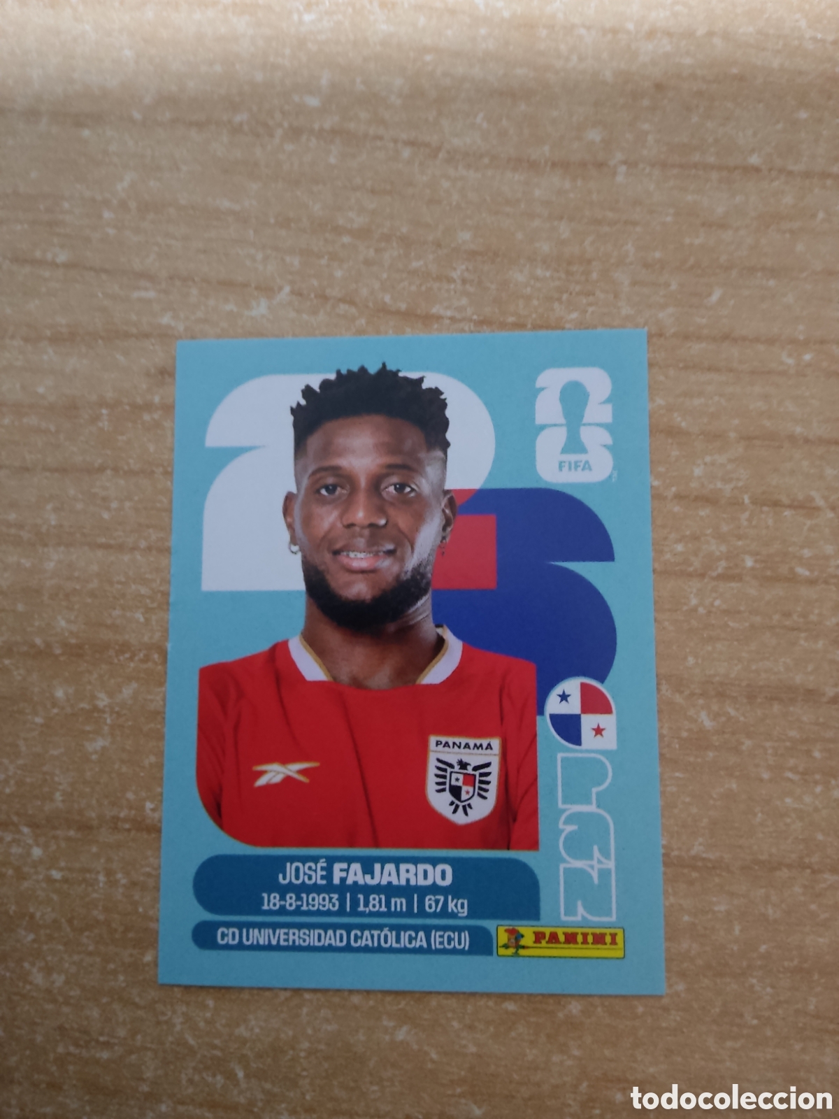Cromos de f&uacute;tbol: 17 JOSE FAJARDO PANAMA FIFA WORLD CUP 2026