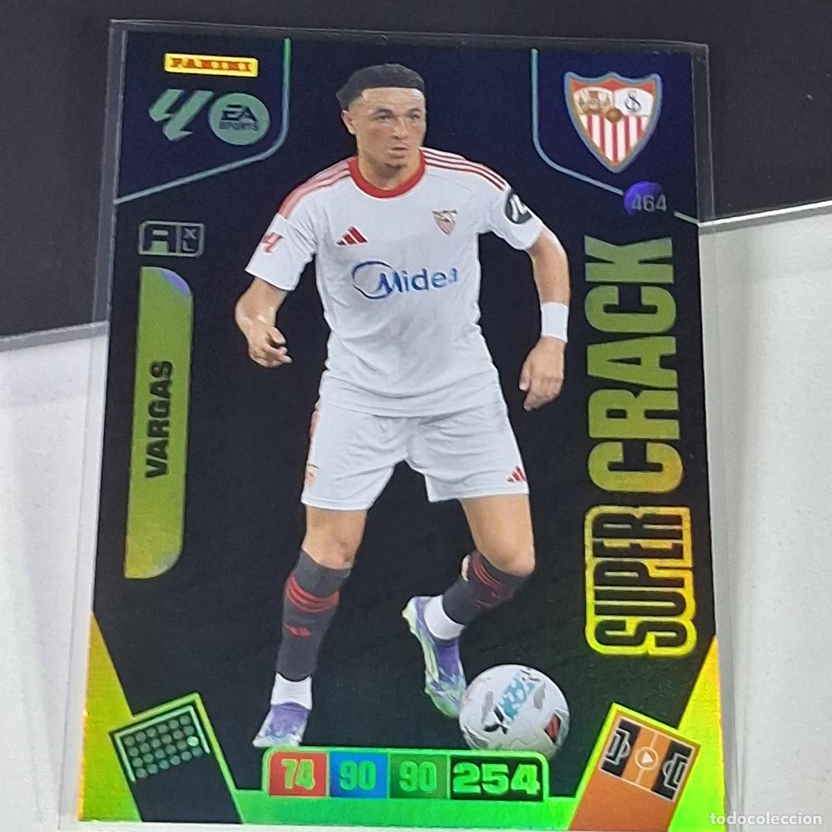 Fu&szlig;ball-Sticker: D7 464 VARGAS SEVILLA SUPERCRACK SUPER CRACK CARD LIGA ADRENALYN XL 2025 2026 25 26 PANINI
