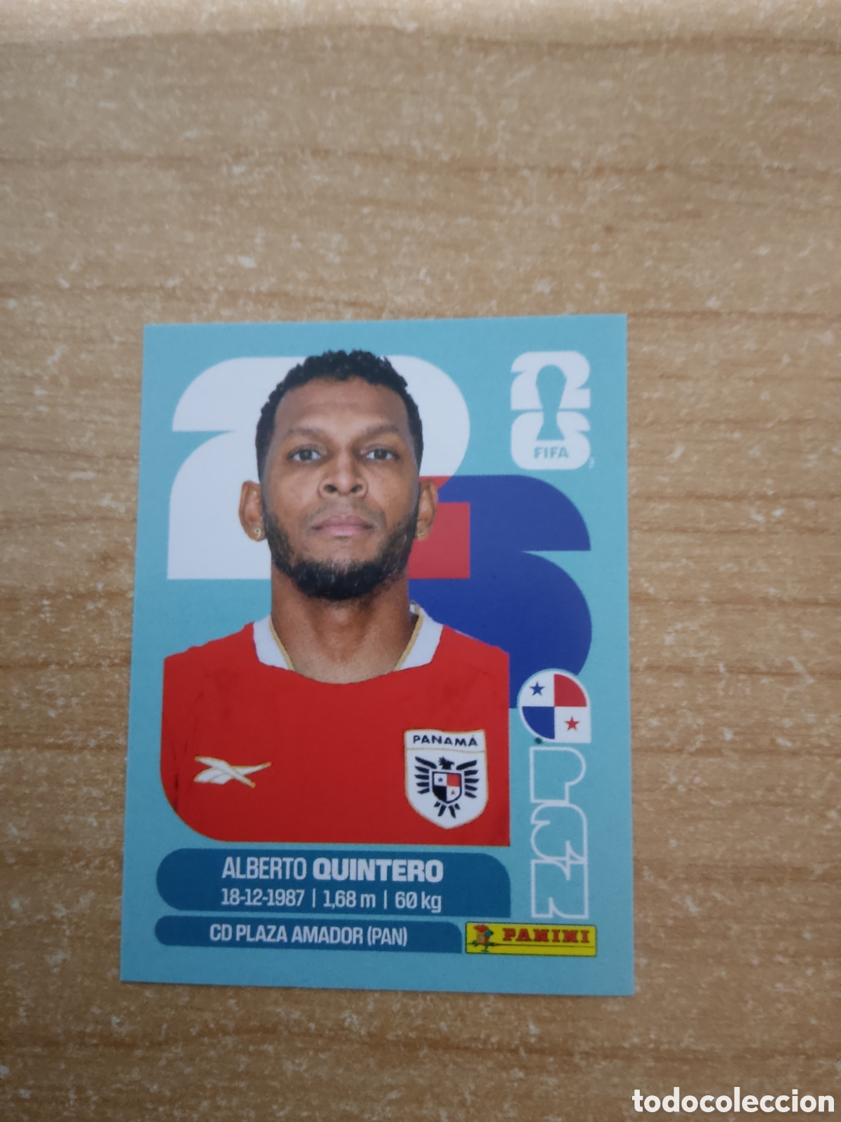 Fu&szlig;ball-Sticker: 20 ALBERTO QUINTERO PANAMA FIFA WORLD CUP 2026