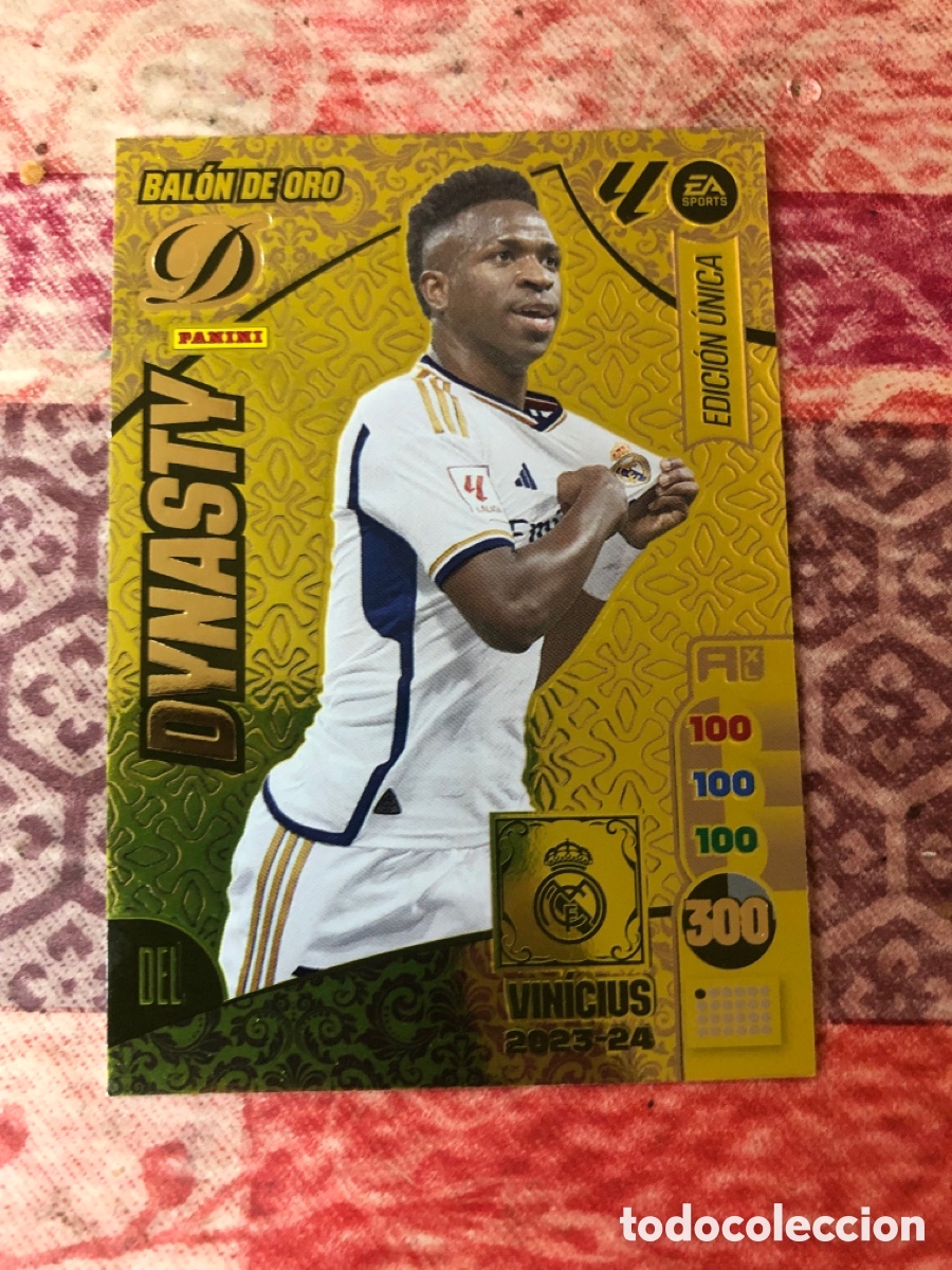 Fu&szlig;ball-Sticker: 10. PANINI ADRENALYN 24/25 2024/2025 VINICIUS (MADRID) BALON DE ORO DYNASTY DREAM BOX EDICION UNI