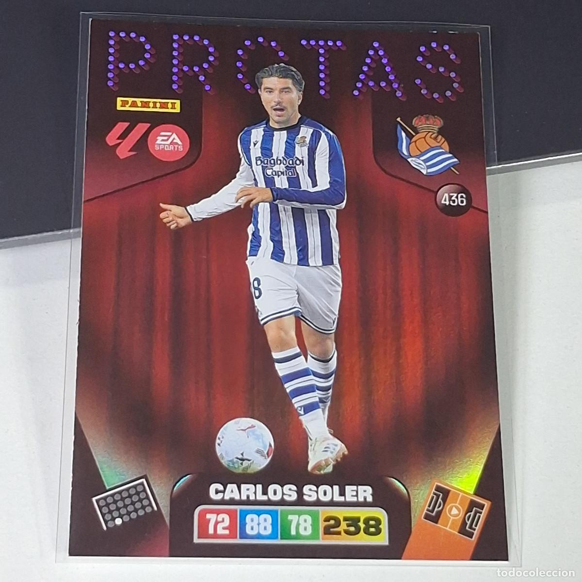 Figurine di Calcio: D7 436 CARLOS SOLER PROTAS D LA REAL SOCIEDAD CARD LIGA ADRENALYN XL 2025 2026 25 26 PANINI