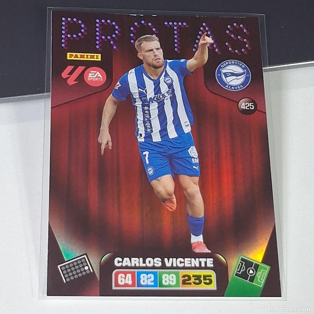 Figurine di Calcio: D7 425 CARLOS VICENTE PROTAS DEL ALAV&Eacute;S CARD LIGA ADRENALYN XL 2025 2026 25 26 PANINI
