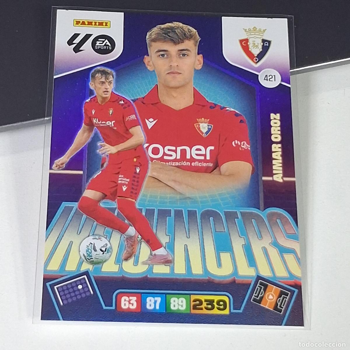 Fu&szlig;ball-Sticker: D7 421 AIMAR OROZ INFLUENCERS CA OSASUNA CARD LIGA ADRENALYN XL 2025 2026 25 26 PANINI
