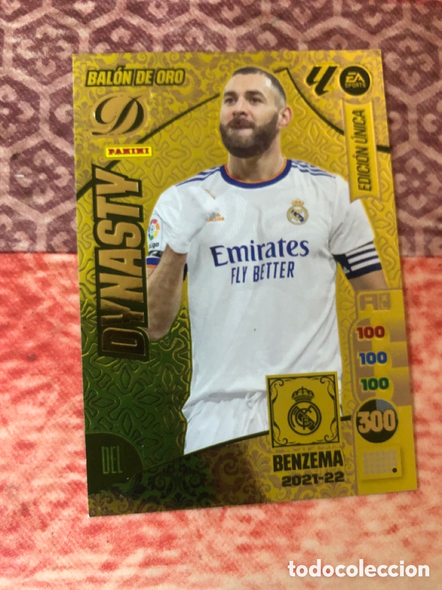 Cromos de f&uacute;tbol: TRADING CARD FUTBOL BENZEMA REAL MADRID C.F. DYNASTY LIGA ADRENALYN XL 2024-2025/24-25