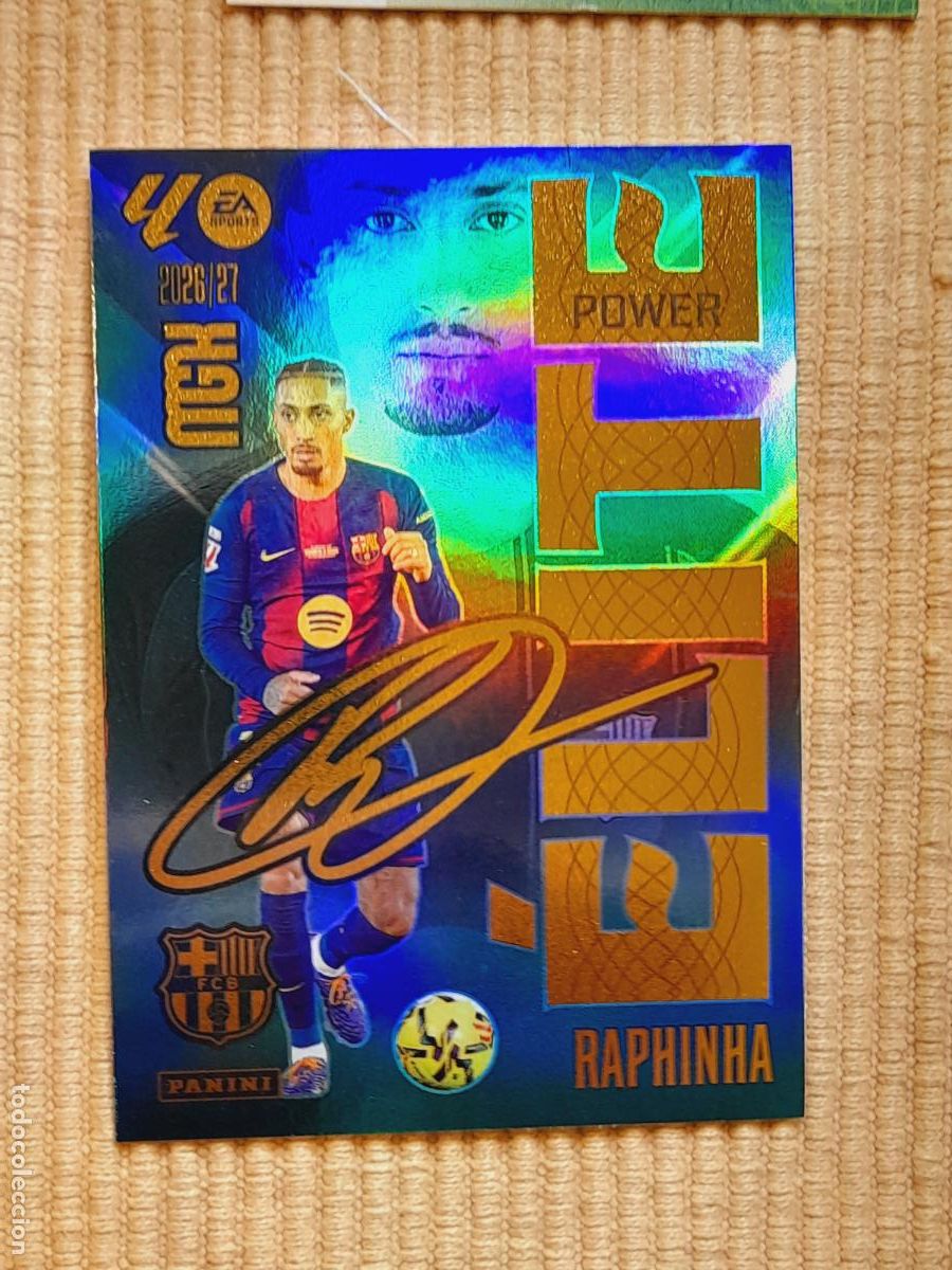 Cromos de f&uacute;tbol: CARD 16P (16 P) RAPHINHA (ELITE POWER) FC BARCELONA LIGA 26-27 2026 2027 MEGACRACKS. MGK