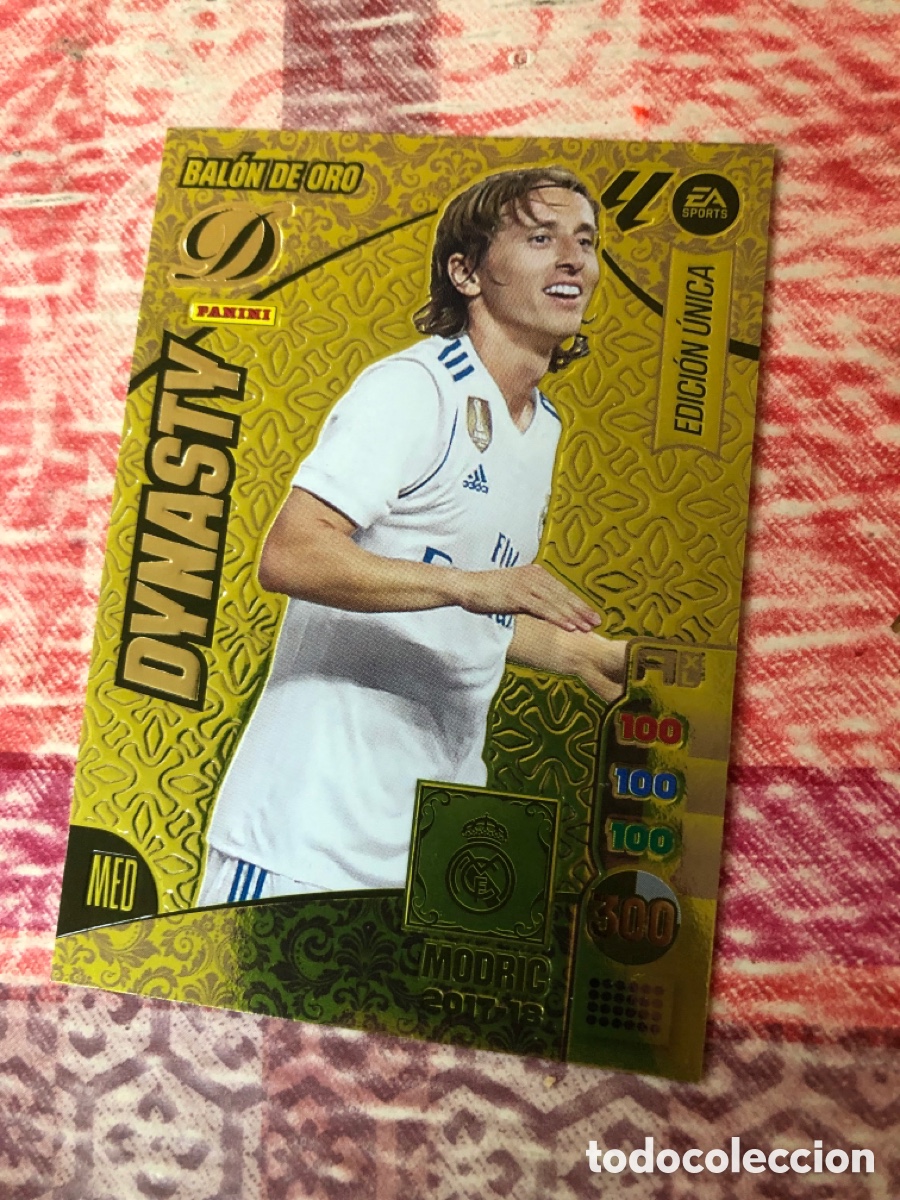 Fu&szlig;ball-Sticker: 10. PANINI ADRENALYN 24/25 2024/2025 MODRIC (REAL MADRID) BALON DE ORO DYNASTY DREAM BOX EDICION UNI