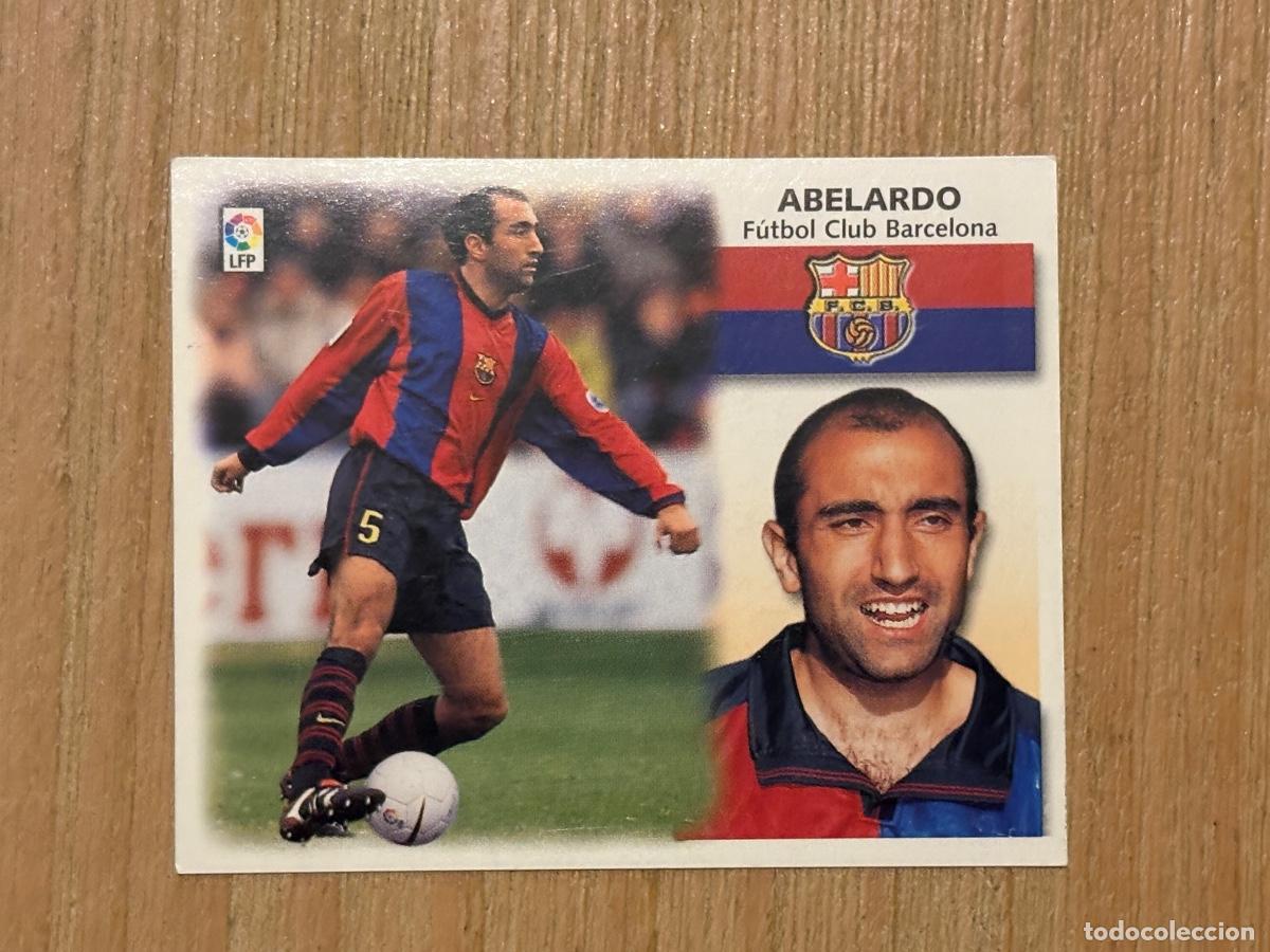 Fu&szlig;ball-Sticker: 37. CROMO Barcelona ABELARDO Ediciones Este Liga 1999-00 99-00 1999-2000 SIN PEGAR