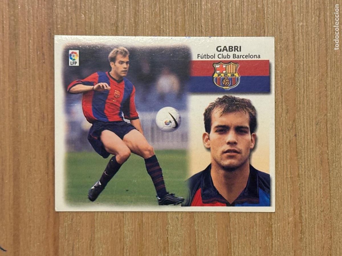 Cromos de f&uacute;tbol: 37. CROMO Barcelona GABRI Ediciones Este Liga 1999-00 99-00 1999-2000 SIN PEGAR