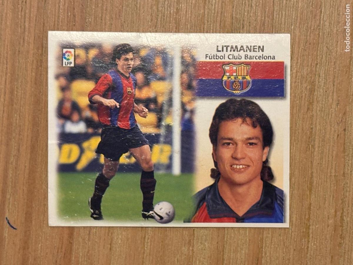 Cromos de f&uacute;tbol: 37. CROMO Barcelona LITMANEN Ediciones Este Liga 1999-00 99-00 1999-2000 SIN PEGAR
