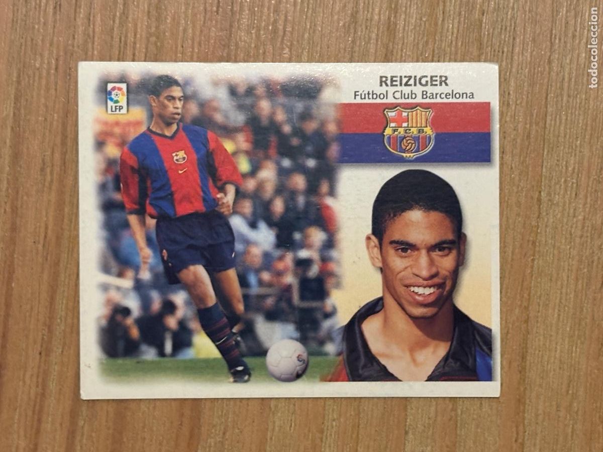 Fu&szlig;ball-Sticker: 37. CROMO Barcelona REIZIGER Ediciones Este Liga 1999-00 99-00 1999-2000 SIN PEGAR