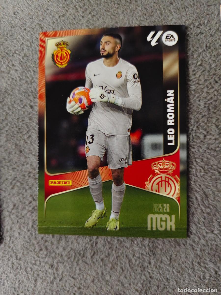 Fu&szlig;ball-Sticker: 237 MEGACRACKS MGK 25 26 LEO ROM&Aacute;N RCD MALLORCA BASE CARD LALIGA PANINI LA LIGA 2025 2026
