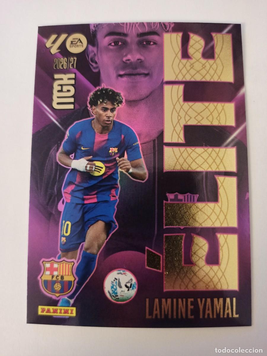Figurine di Calcio: Lamine Yamal 9 - Barcelona - ELITE - MEGACRACKS 2026 2027 - 26 27 - MGK - PANINI