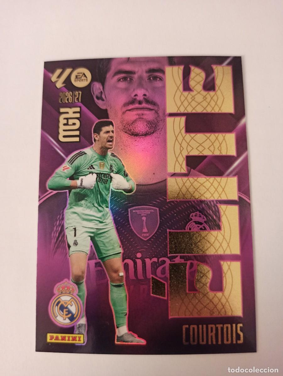 Football Stickers: Courtois 4 - R. Madrid - ELITE - MEGACRACKS 2026 2027 - 26 27 - MGK - PANINI