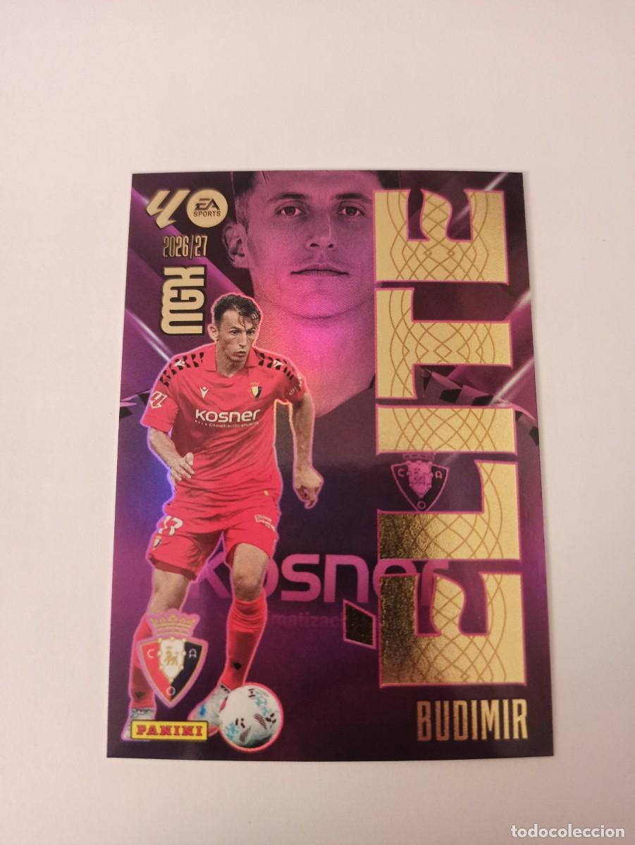 Football Stickers: Budimir 3 - Osasuna - ELITE - MEGACRACKS 2026 2027 - 26 27 - MGK - PANINI