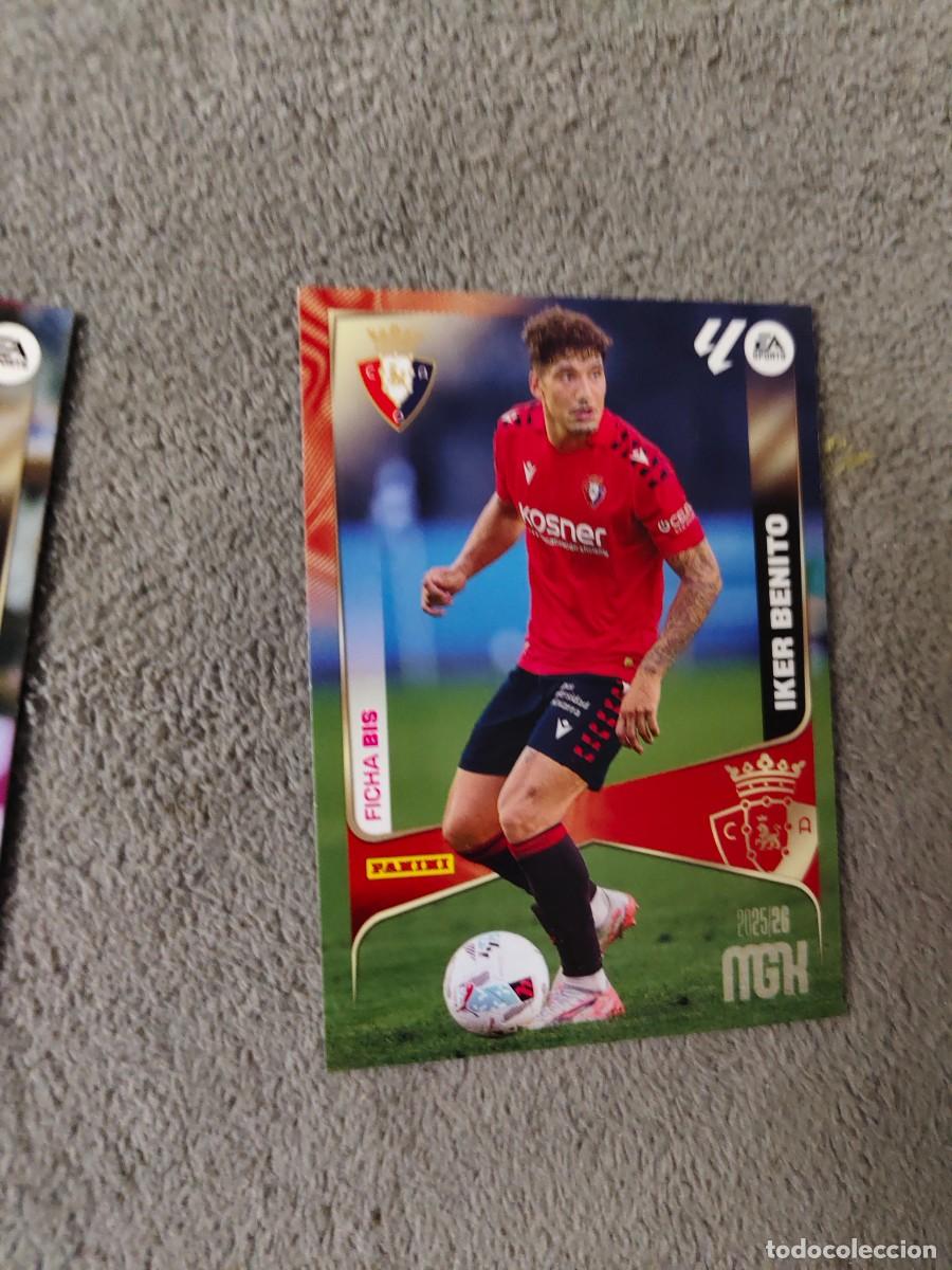Figurine di Calcio: 268 BIS MEGACRACKS MGK 25 26 IKER BENITO C.A. OSASUNA FICHA LALIGA PANINI LA LIGA 2025 2026