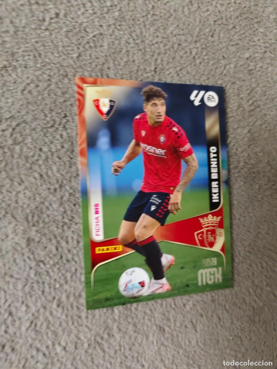 Figurine di Calcio: 268 BIS MEGACRACKS MGK 25 26 IKER BENITO C.A. OSASUNA FICHA LALIGA PANINI LA LIGA 2025 2026