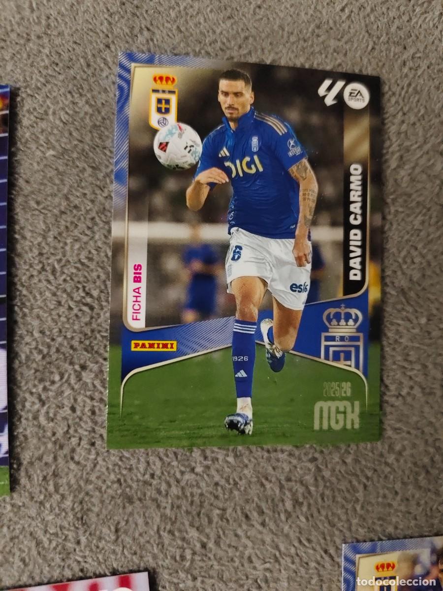 Cromos de f&uacute;tbol: 276 BIS MEGACRACKS MGK 25 26 DAVID CARMO REAL OVIEDO FICHA LALIGA PANINI LA LIGA 2025 2026