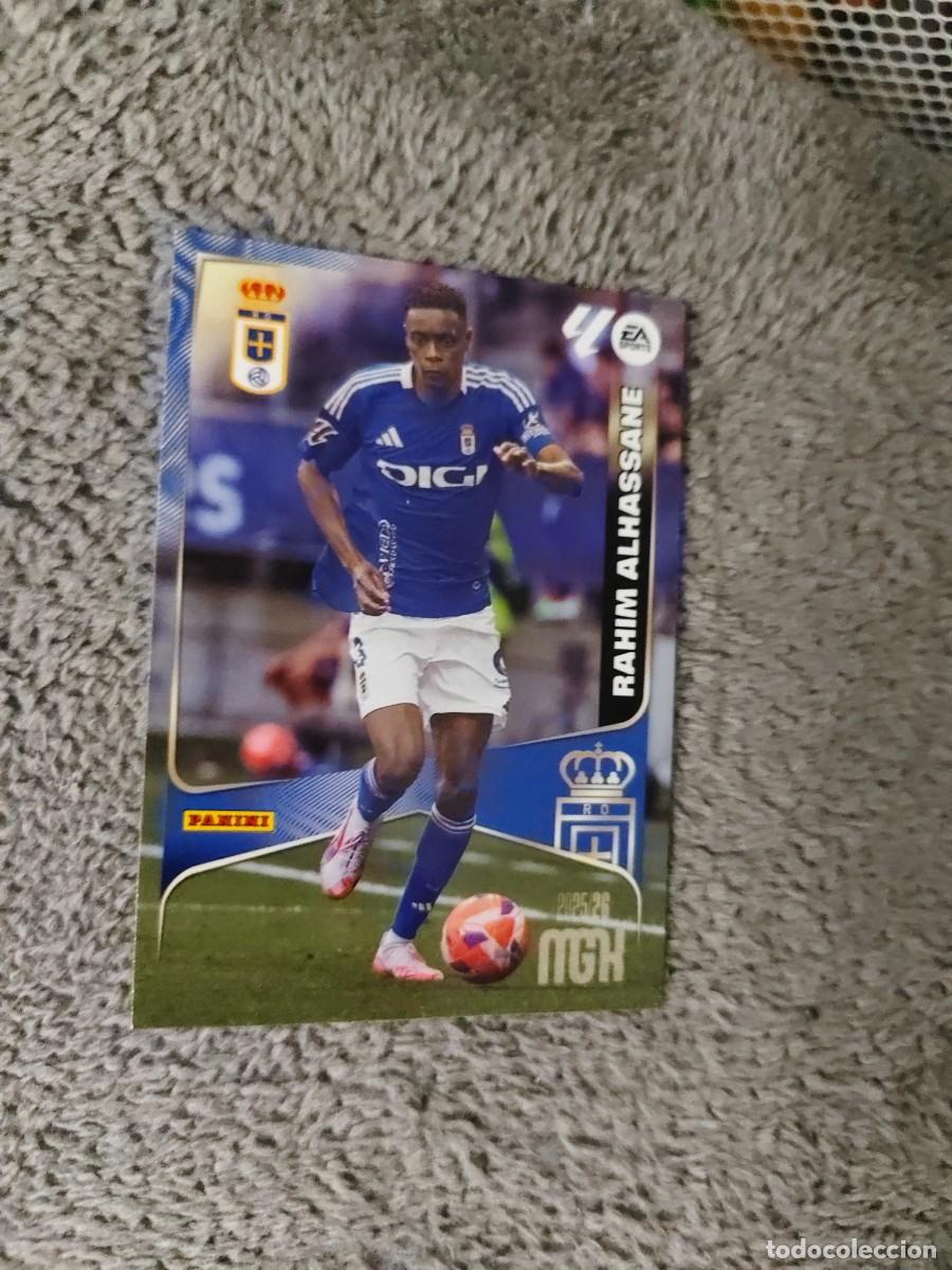 Cromos de f&uacute;tbol: 278 MEGACRACKS MGK 25 26 RAHIM ALHASSANE REAL OVIEDO BASE CARD LALIGA PANINI LA LIGA 2025 2026
