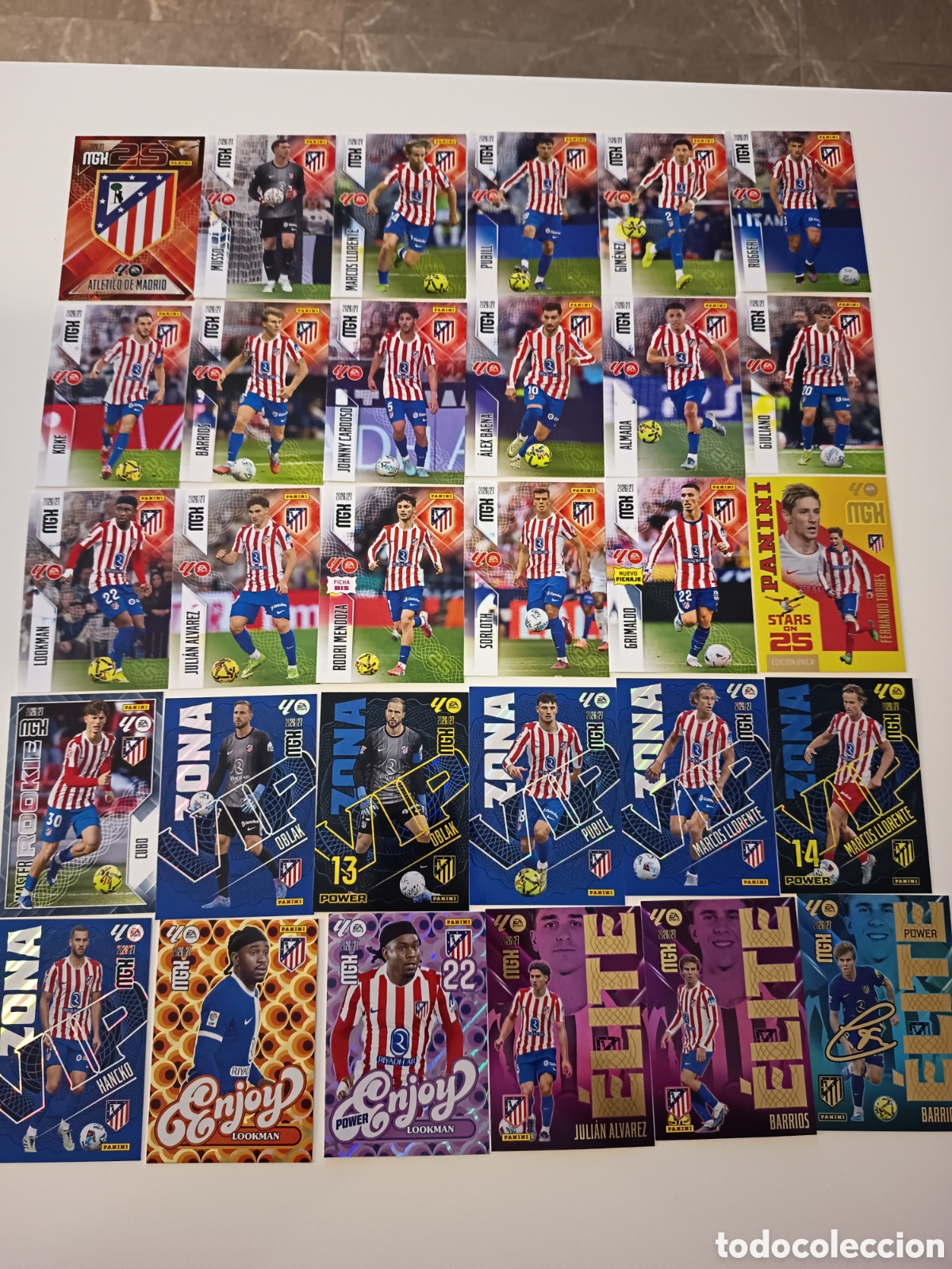 Cromos de f&uacute;tbol: Atletico de Madrid megacracks 2026-2027