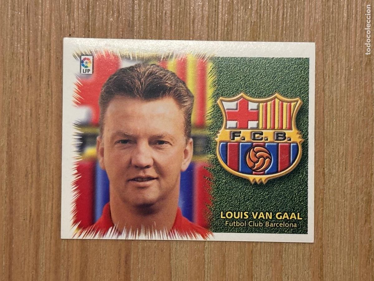 Cromos de f&uacute;tbol: 37. CROMO Barcelona LOUIS VAN GAAL Ediciones Este Liga 1999-00 99-00 1999-2000 SIN PEGAR