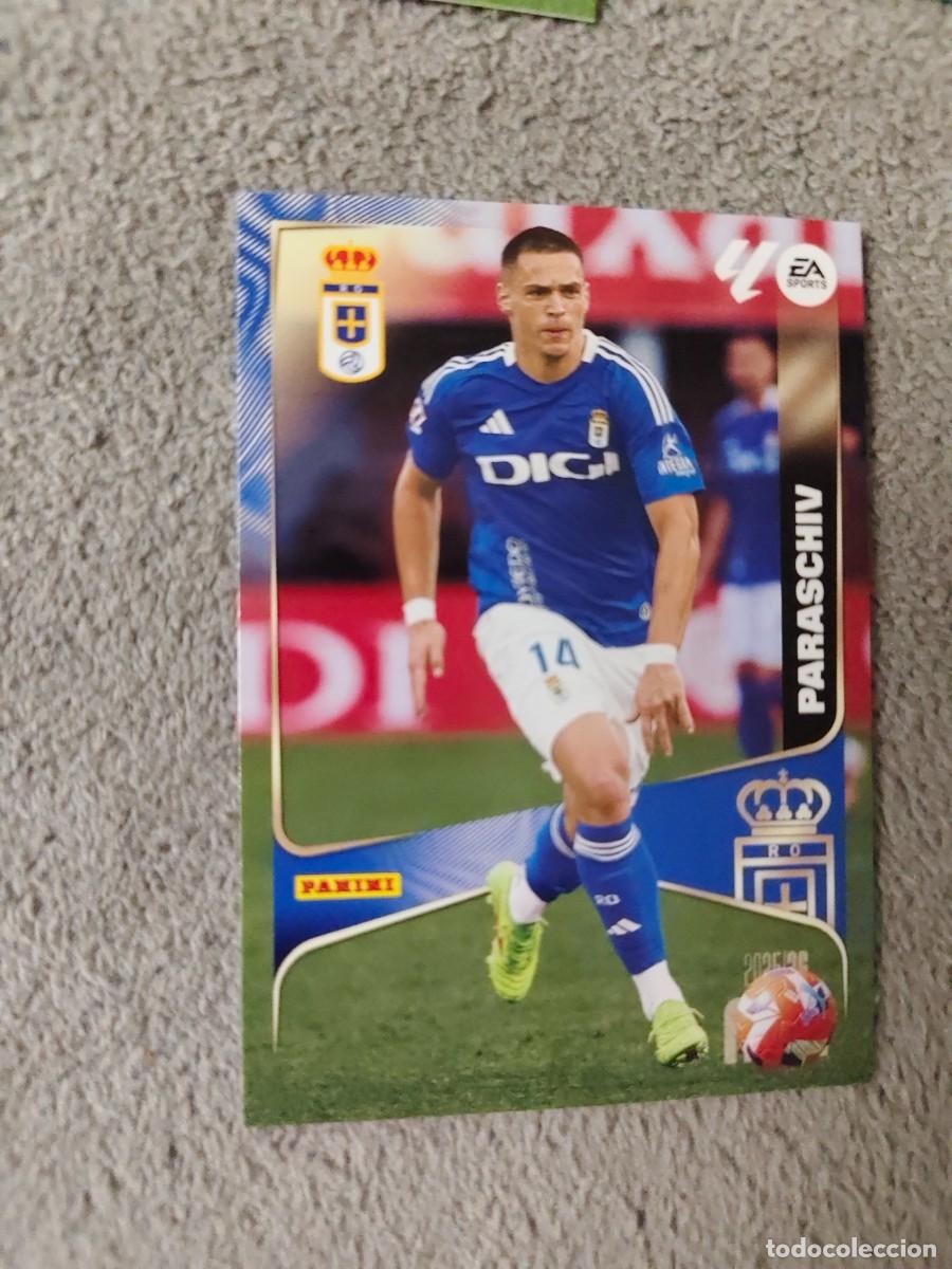 Cromos de f&uacute;tbol: 287 MEGACRACKS MGK 25 26 PARASCHIV REAL OVIEDO BASE CARD LALIGA PANINI LA LIGA 2025 2026
