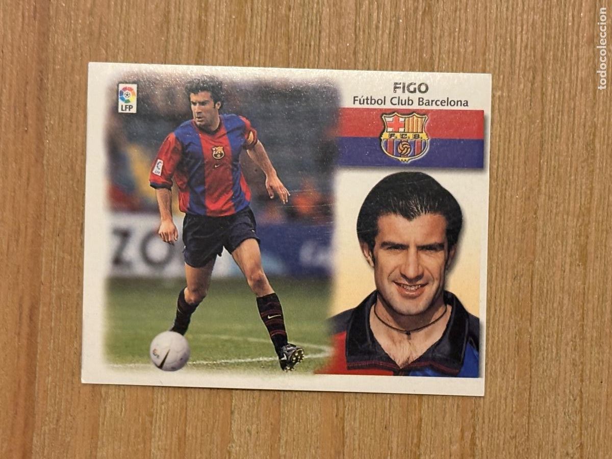 Fu&szlig;ball-Sticker: 37. CROMO Barcelona FIGO Ediciones Este Liga 1999-00 99-00 1999-2000 SIN PEGAR