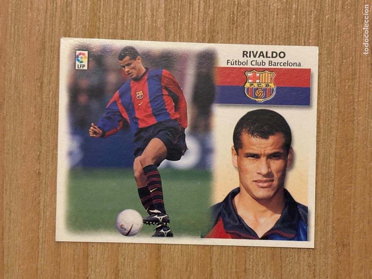 Fu&szlig;ball-Sticker: 37. CROMO Barcelona RIVALDO Ediciones Este Liga 1999-00 99-00 1999-2000 SIN PEGAR