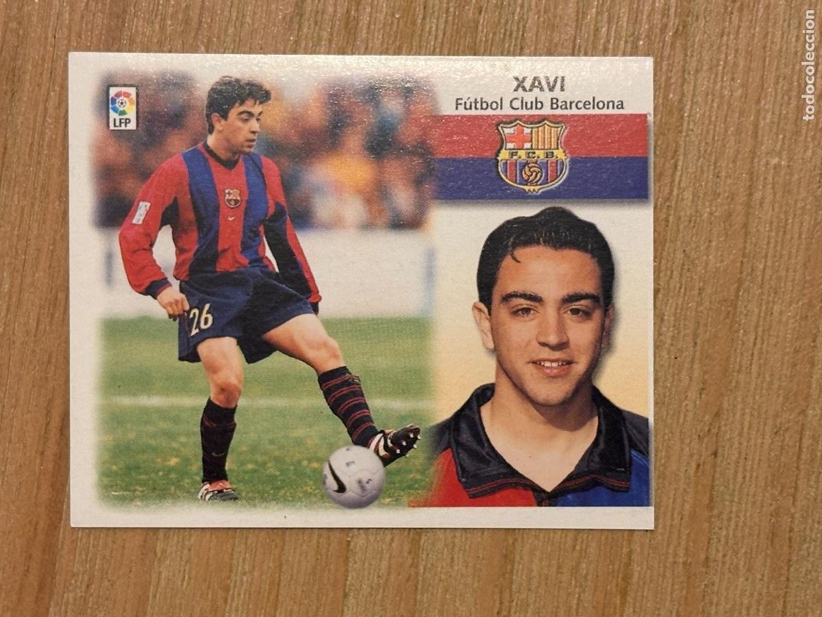 Fu&szlig;ball-Sticker: 37. CROMO Barcelona XAVI Ediciones Este Liga 1999-00 99-00 1999-2000 SIN PEGAR