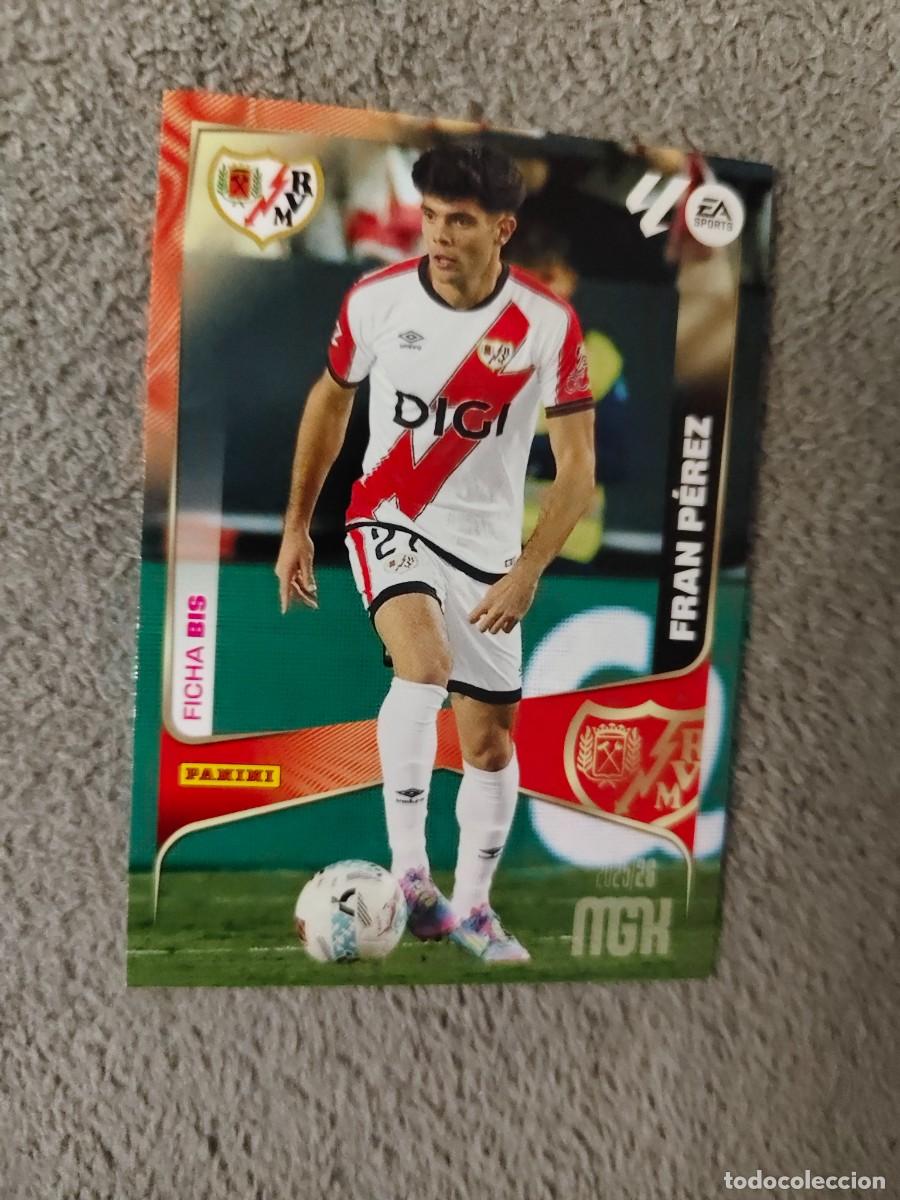 Cromos de f&uacute;tbol: 306 BIS MEGACRACKS MGK 25 26 FRAN P&Eacute;REZ RAYO VALLECANO FICHA LALIGA PANINI LA LIGA 2025 2026