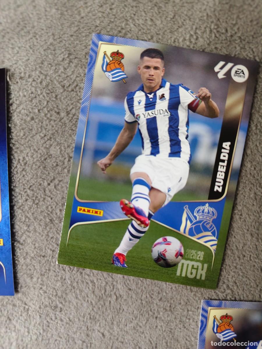 Cromos de f&uacute;tbol: 312 MEGACRACKS MGK 25 26 ZUBELDIA REAL SOCIEDAD BASE CARD LALIGA PANINI LA LIGA 2025 2026