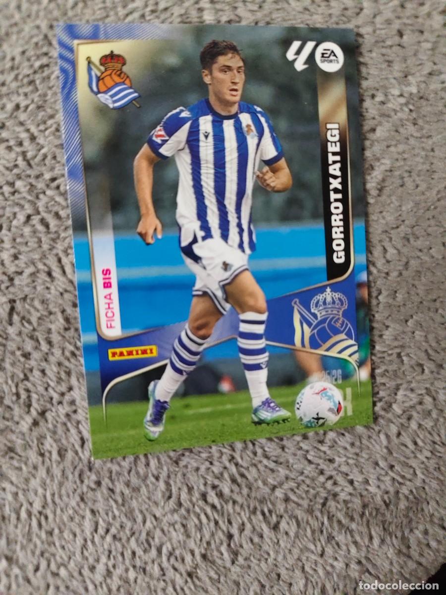 Cromos de f&uacute;tbol: 316 BIS MEGACRACKS MGK 25 26 GORROTXATEGI REAL SOCIEDAD FICHA LALIGA PANINI LA LIGA 2025 2026
