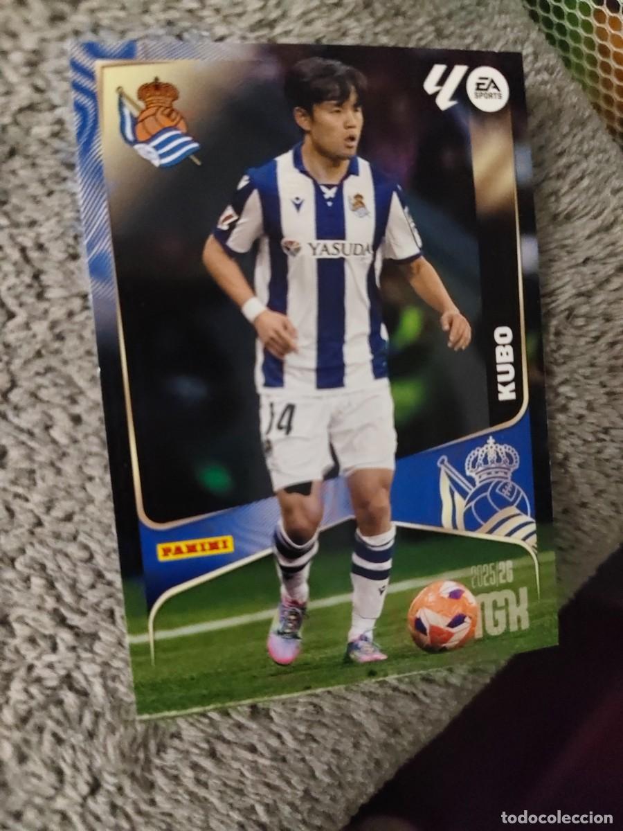 Cromos de f&uacute;tbol: 320 MEGACRACKS MGK 25 26 KUBO REAL SOCIEDAD BASE CARD LALIGA PANINI LA LIGA 2025 2026