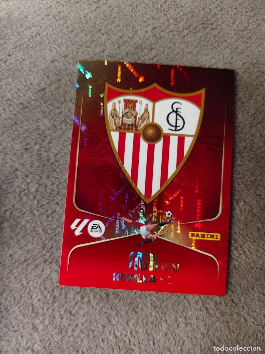 Cromos de f&uacute;tbol: 325 MEGACRACKS MGK 25 26 ESCUDO SEVILLA FC BASE CARD LALIGA PANINI LA LIGA 2025 2026