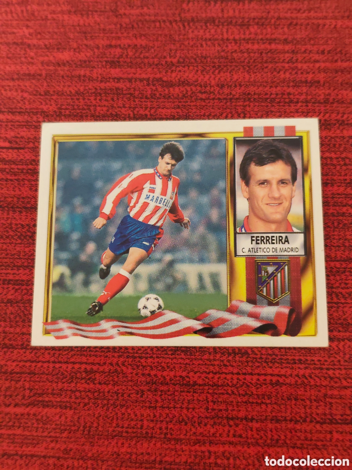 Cromos de f&uacute;tbol: BAJA FERREIRA ATL&Eacute;TICO MADRID EDICIONES ESTE 1995 1996