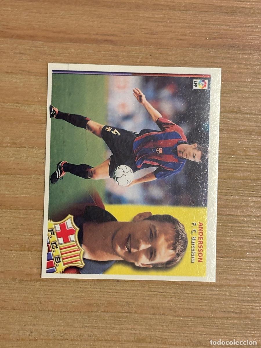 Cromos de f&uacute;tbol: 37. CROMO STICKER LIGA ESTE 02-03 2002-2003 FC BARCELONA ANDERSSON SIN PEGAR