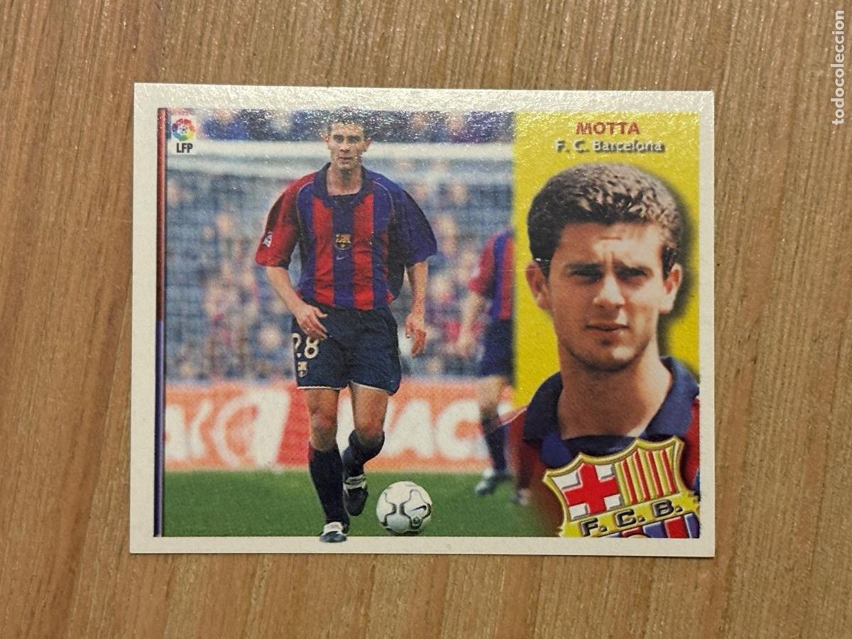 Cromos de f&uacute;tbol: 37. CROMO STICKER LIGA ESTE 02-03 2002-2003 FC BARCELONA MOTTA SIN PEGAR