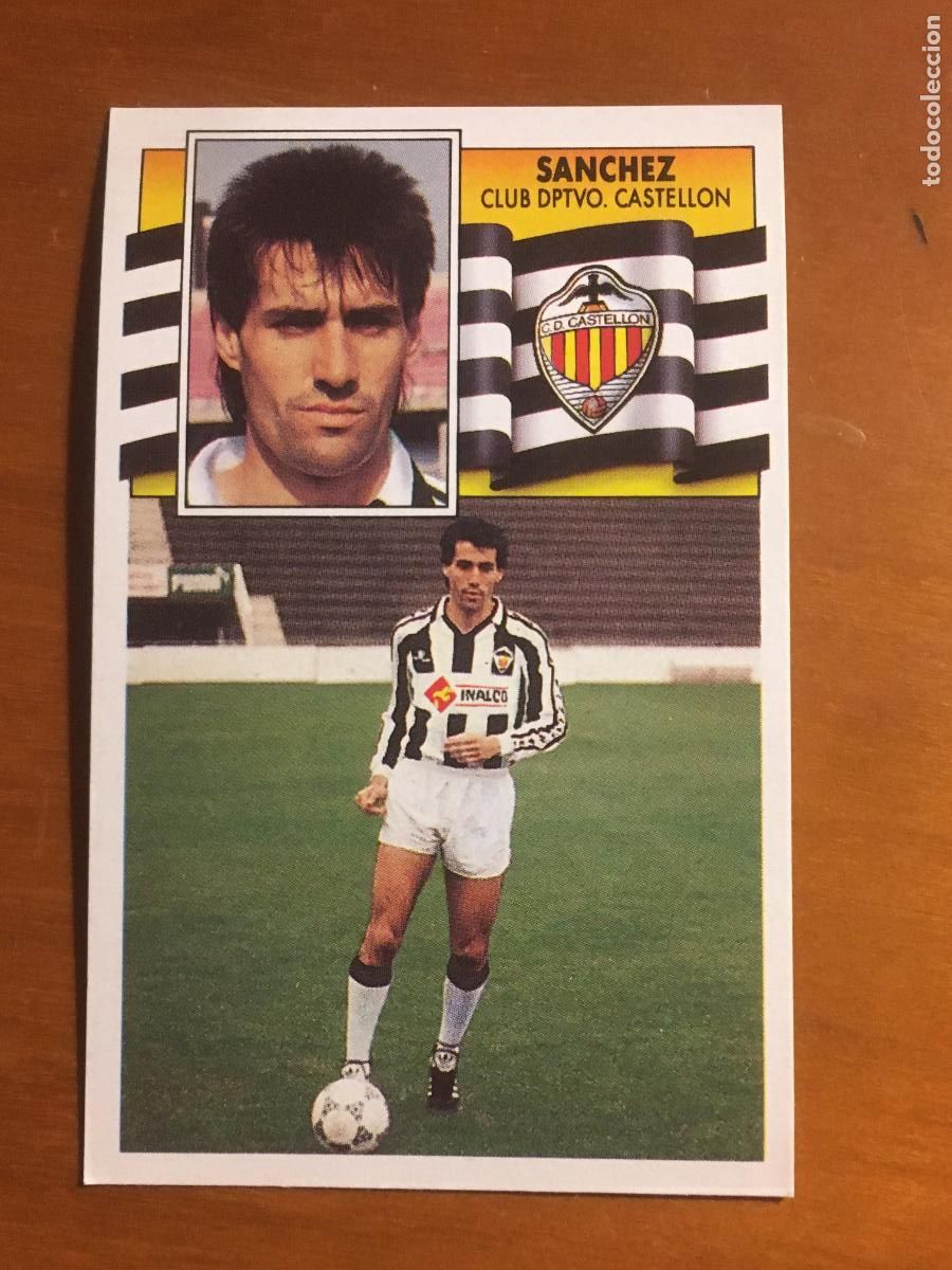 Cromos de f&uacute;tbol: sanchez castellon coloca liga futbol 90 91 1990 1991 ediciones este nunca pegado nuevo de sobre