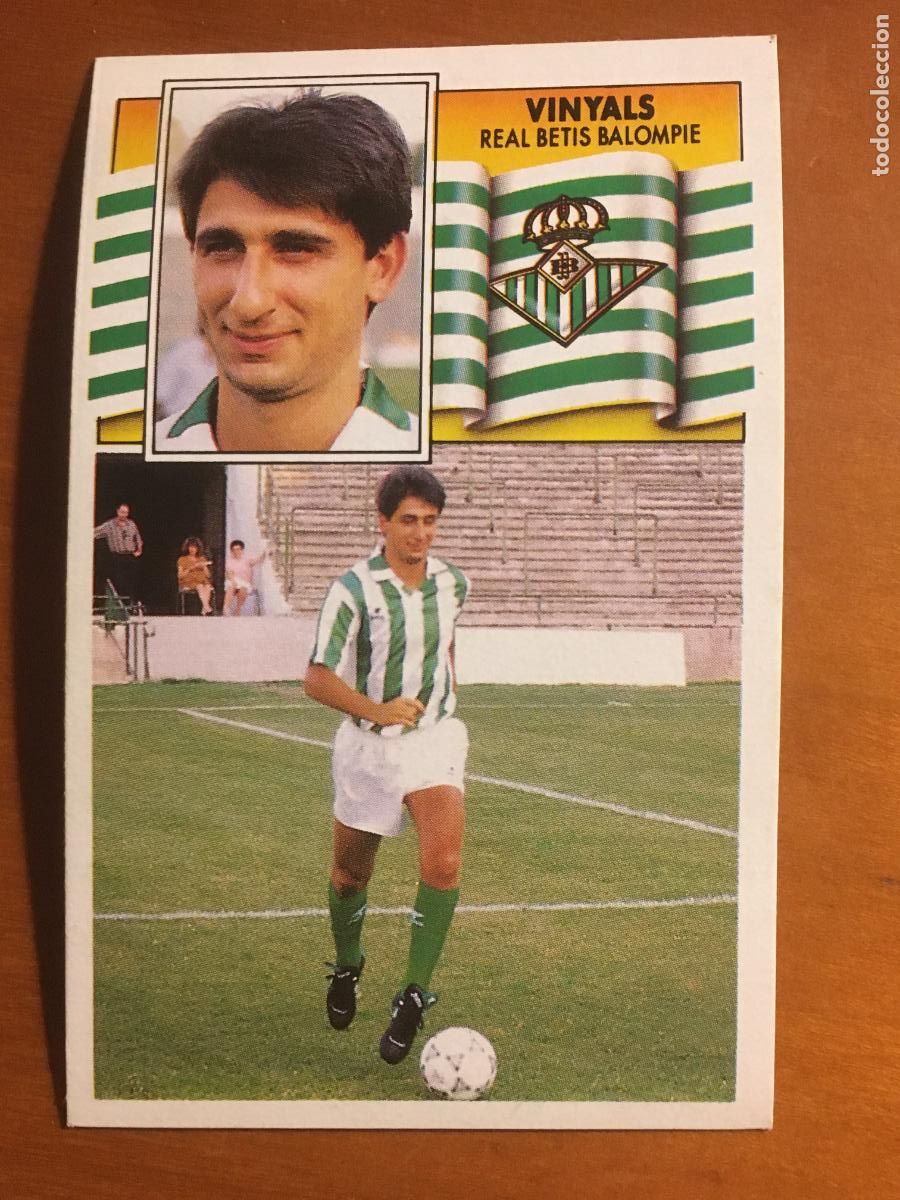 Cromos de f&uacute;tbol: vinyals betis fichaje 22 liga 90 91 1990 1991 ediciones este nunca pegado nuevo de sobre