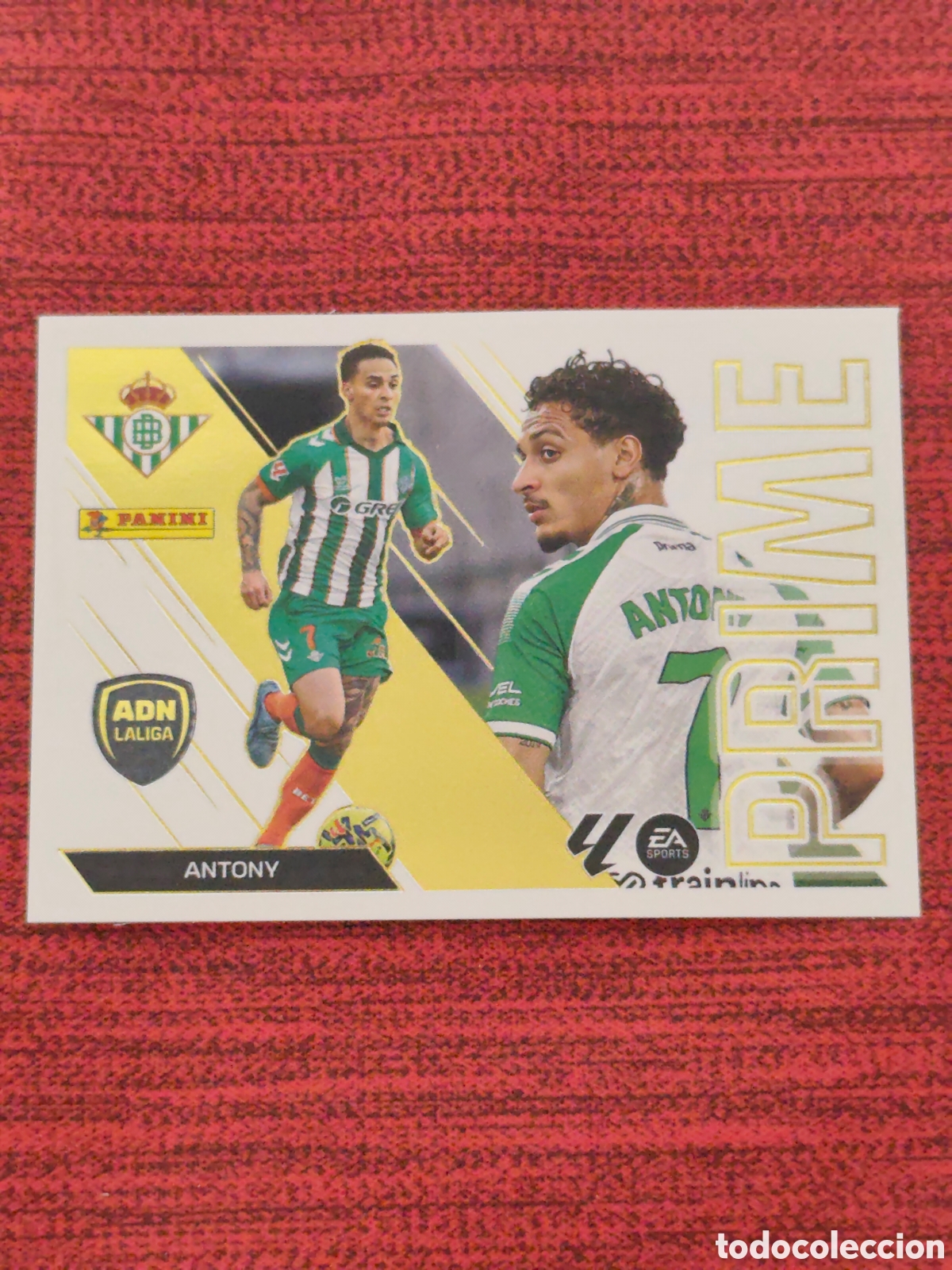 Cromos de f&uacute;tbol: PRIME 1 ANTONY REAL BETIS EDICIONES ESTE 2026 2027